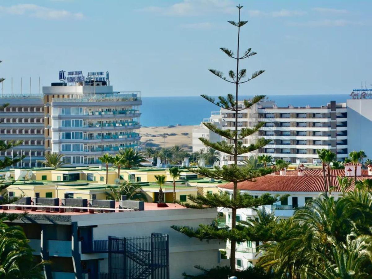 Penthouse In Playa Del Ingles With Lovely View 아파트 외부 사진