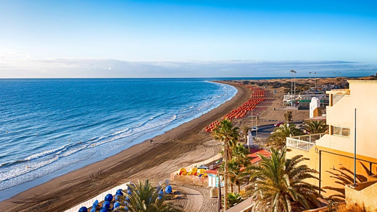 Penthouse In Playa Del Ingles With Lovely View 아파트 외부 사진